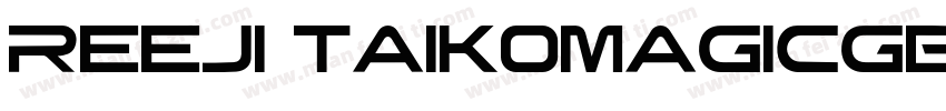reeji taikomagicgb flash medium字体转换